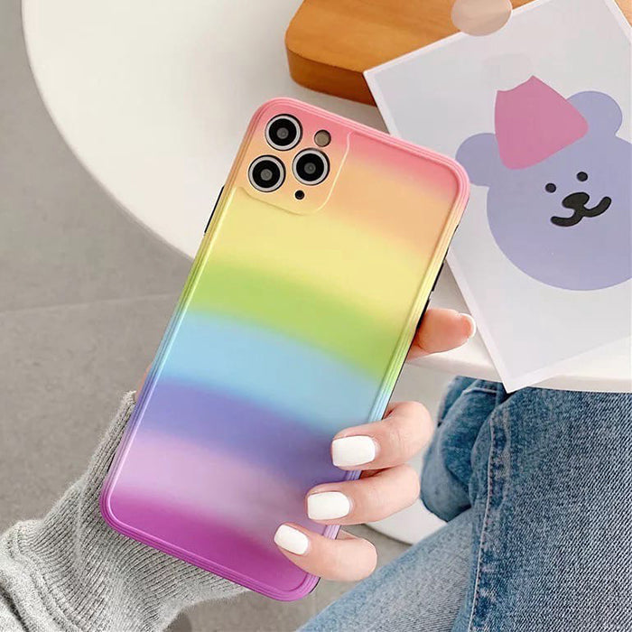 VILZSTUDIOS Pastel rainbow phone case