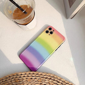 VILZSTUDIOS Pastel rainbow phone case