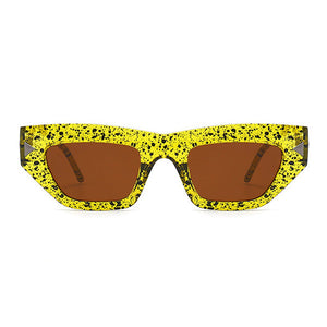 VILZSTUDIOS Trendy patterned square sunglasses for a stylish look