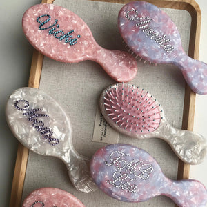 VILZSTUDIOS Customizable Y2K rhinestone hair brush
