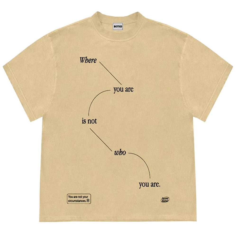 VILZSTUDIOS Graphic T-Shirt with motivational quote
