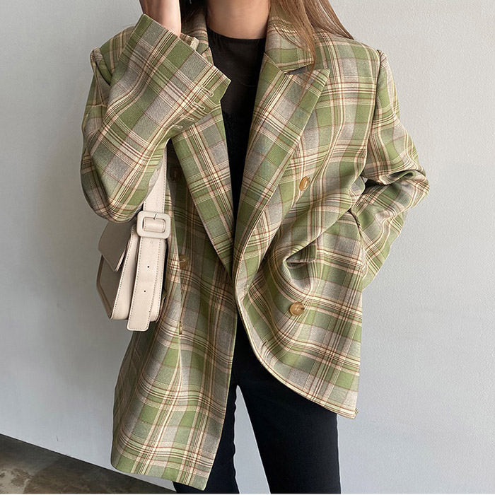 VILZSTUDIOS Stylish plaid jacket from VILZSTUDIOS