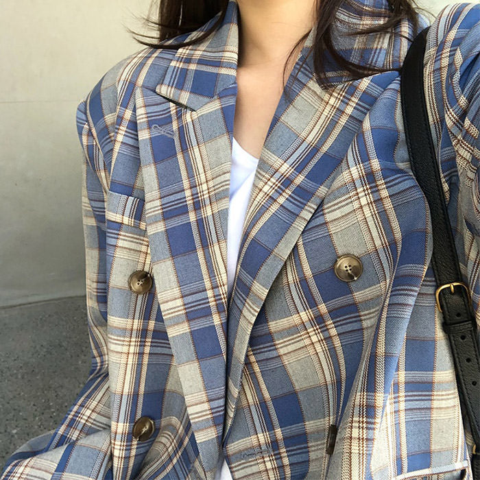VILZSTUDIOS Stylish plaid jacket from VILZSTUDIOS