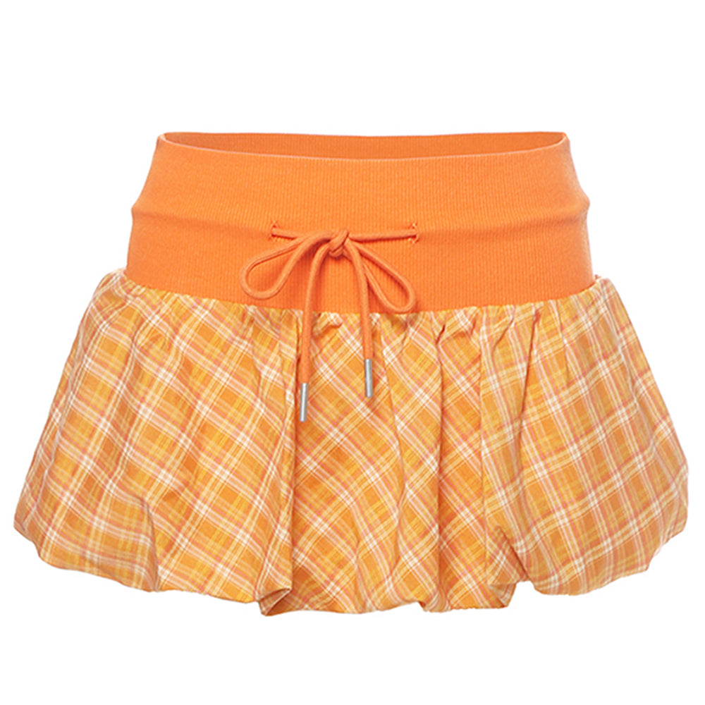 VILZSTUDIOS plaid bubble skirt