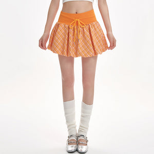 VILZSTUDIOS plaid bubble skirt