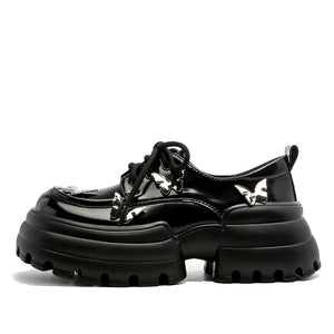 VILZSTUDIOS Trendy butterfly platform boots with chunky sole