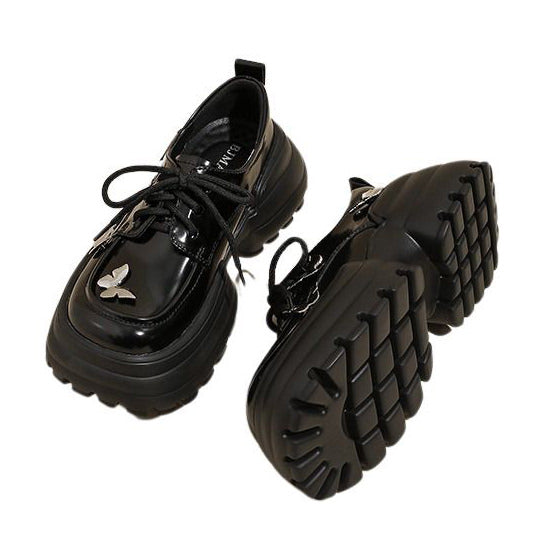 VILZSTUDIOS Trendy butterfly platform boots with chunky sole