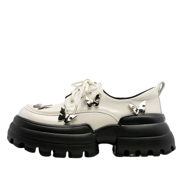 VILZSTUDIOS Trendy butterfly platform boots with chunky sole