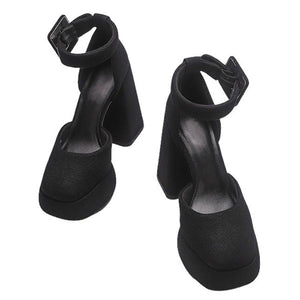 VILZSTUDIOS Trendy platform heels in vegan leather
