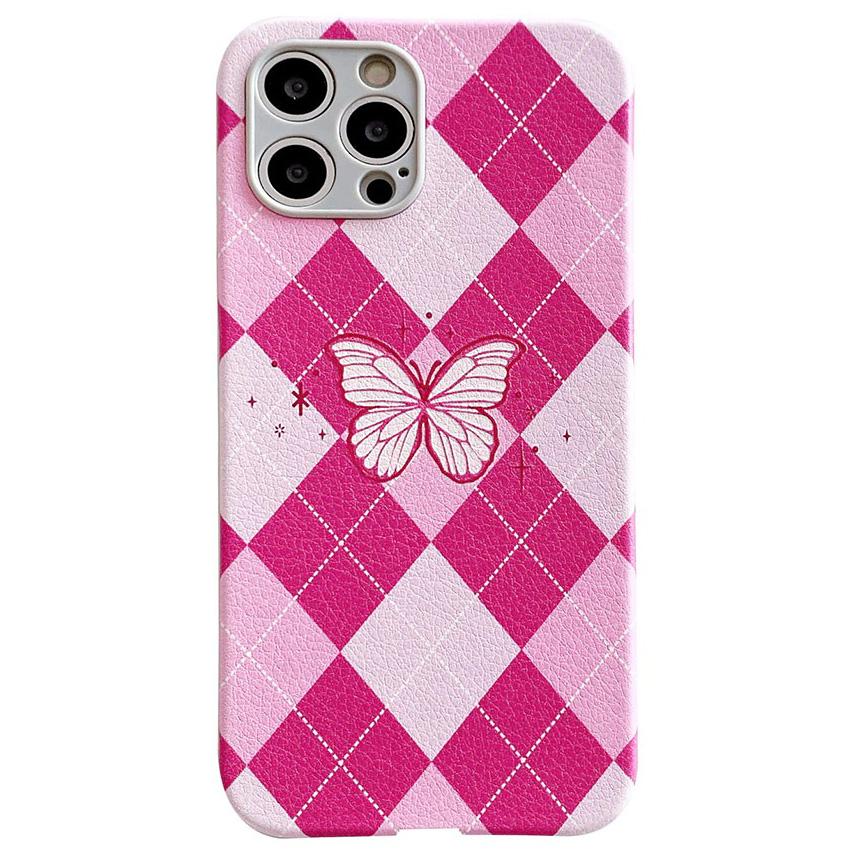 VILZSTUDIOS Stylish butterfly argyle phone case