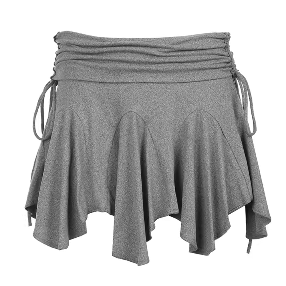 VILZSTUDIOS asymmetrical ruffle mini skirt