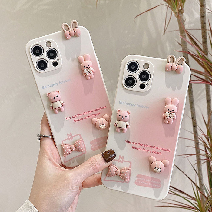 VILZSTUDIOS Cute phone case featuring playful bunny design