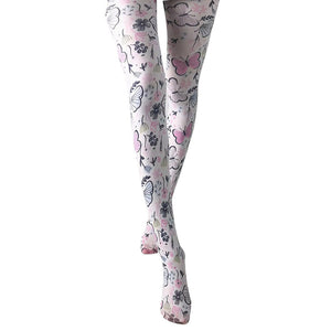 VILZSTUDIOS Butterfly print tights for stylish fashion