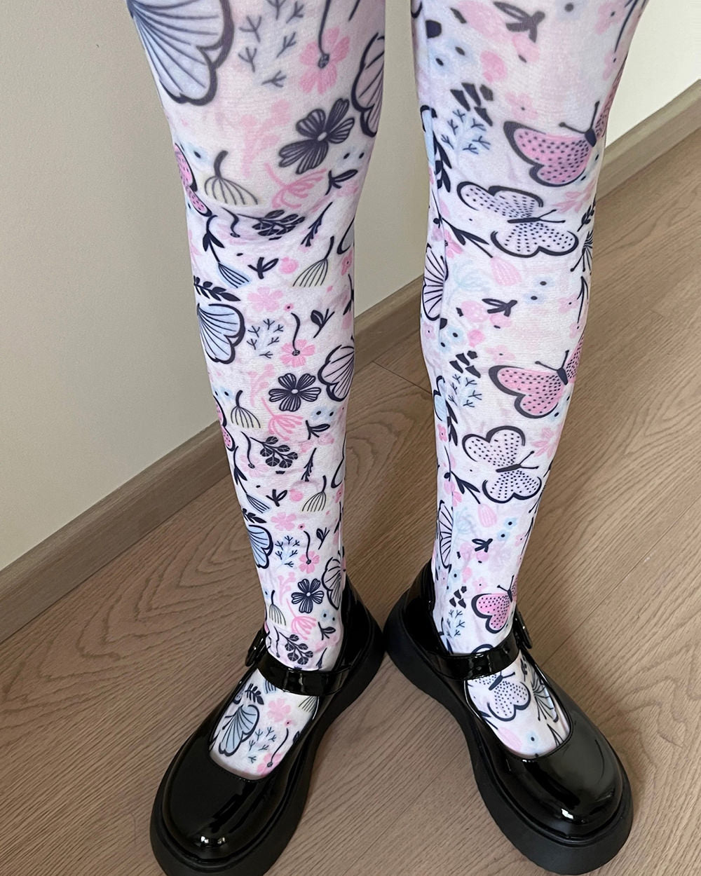 VILZSTUDIOS Butterfly print tights for stylish fashion