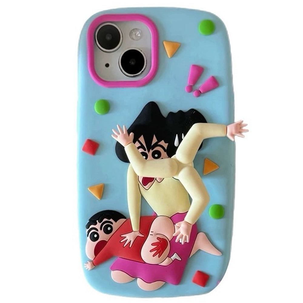 VILZSTUDIOS Playful cartoon print silicone iPhone case