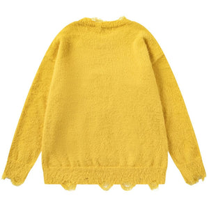 VILZSTUDIOS Cozy sweater featuring a playful cat design