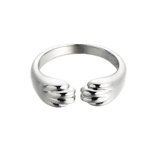VILZSTUDIOS Adjustable ring with cat paws design