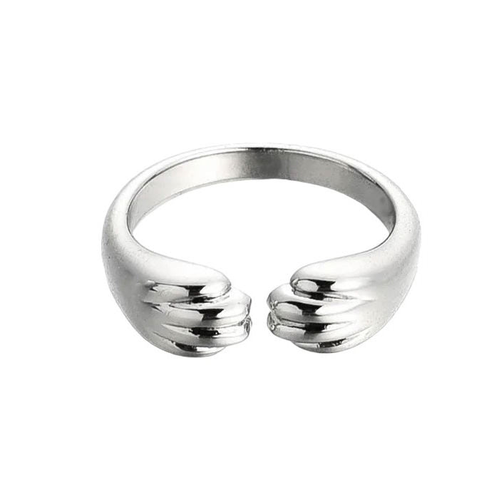 VILZSTUDIOS Adjustable ring with cat paws design