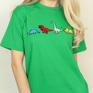 VILZSTUDIOS Playful dinosaur graphic t-shirt from VILZSTUDIOS