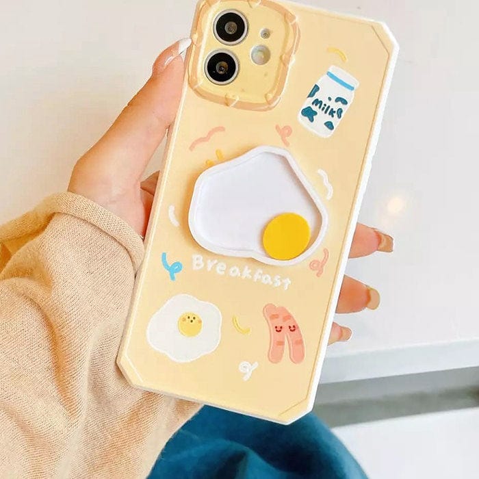 VILZSTUDIOS playful phone case with moving egg design