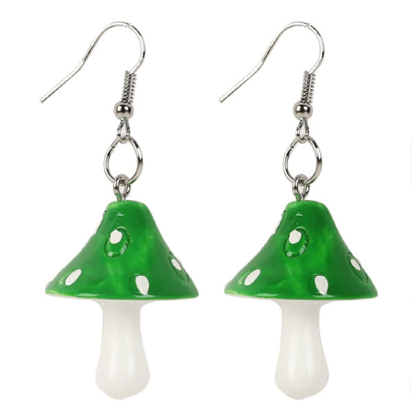 VILZSTUDIOS Stylish and unique earrings featuring a playful mushroom design