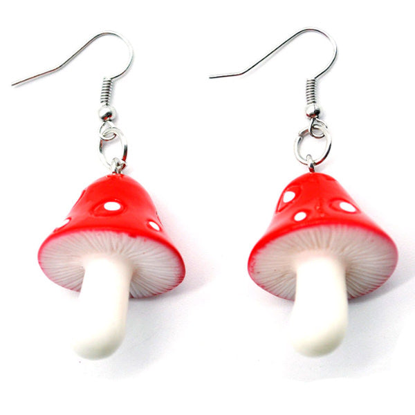 VILZSTUDIOS Stylish and unique earrings featuring a playful mushroom design