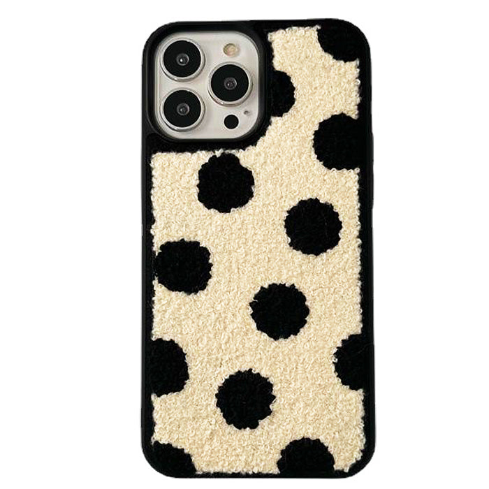 VILZSTUDIOS Polka dot teddy iPhone case design