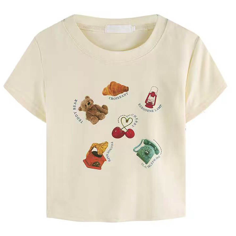VILZSTUDIOS playful retro graphic tee with cute prints