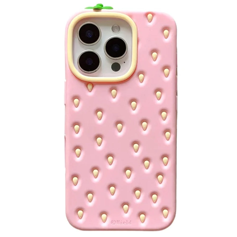 VILZSTUDIOS 3D phone case featuring a strawberry design