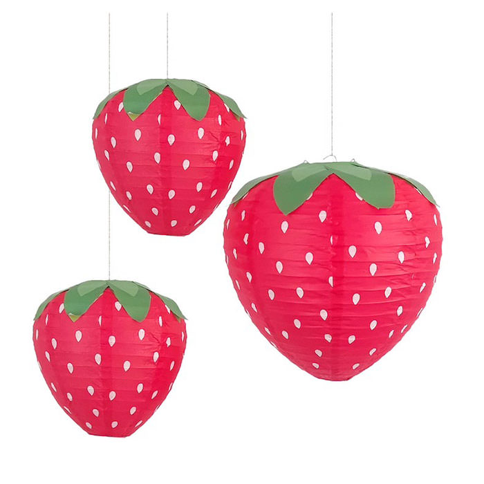VILZSTUDIOS Strawberry shaped decorative lanterns