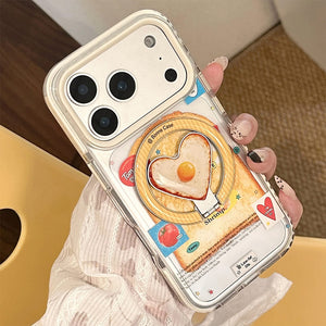 VILZSTUDIOS Trendy iPhone case with toast design