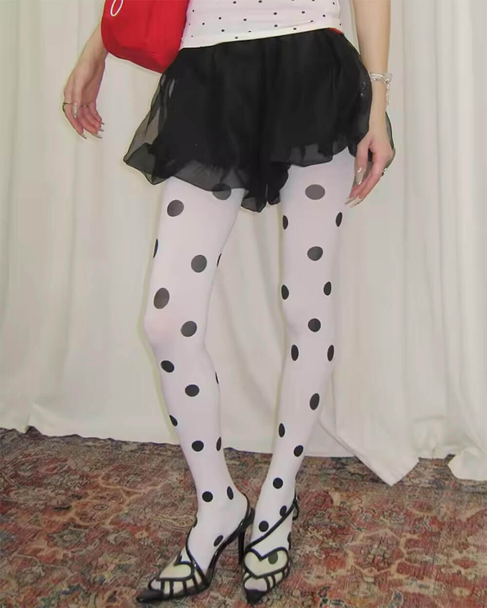 VILZSTUDIOS Polka dot tights from VILZSTUDIOS