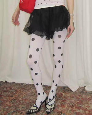 VILZSTUDIOS Polka dot tights from VILZSTUDIOS