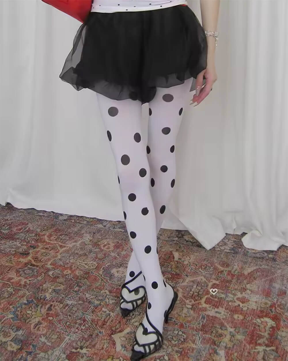 VILZSTUDIOS Polka dot tights from VILZSTUDIOS