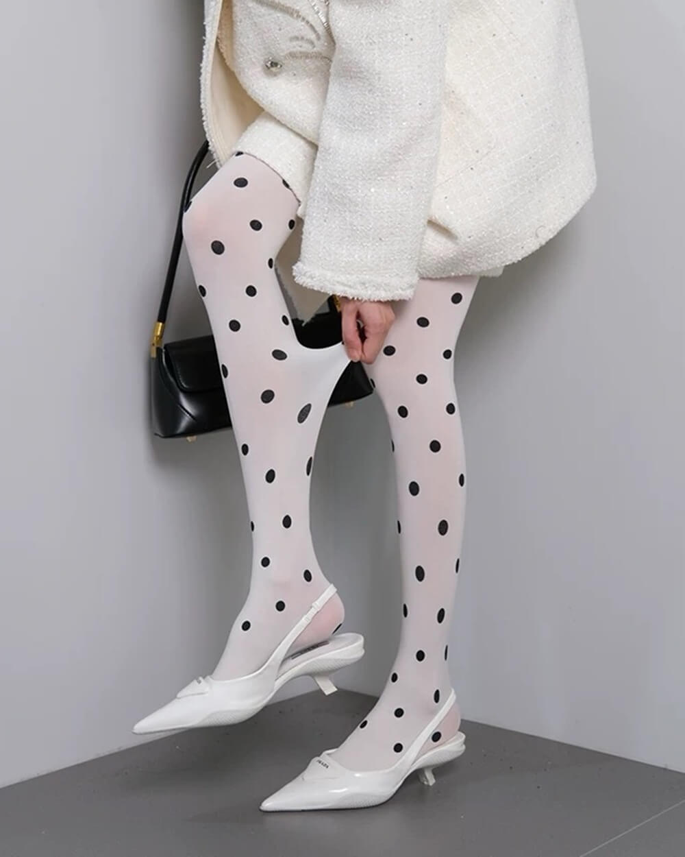 VILZSTUDIOS Polka dot tights from VILZSTUDIOS