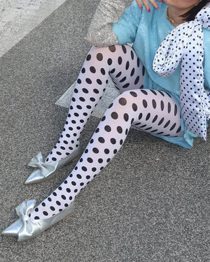 VILZSTUDIOS Polka dot tights from VILZSTUDIOS