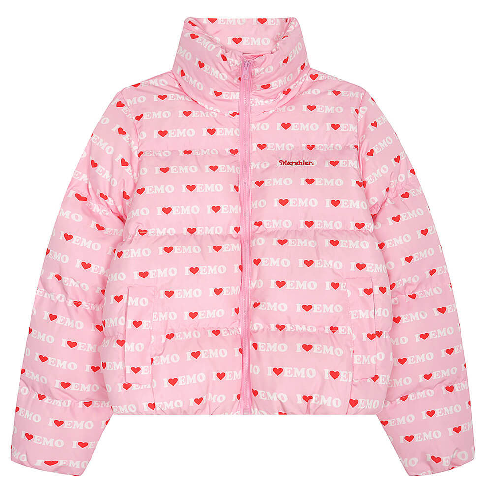 VILZSTUDIOS I Love Emo Puffer Jacket for streetwear fashion
