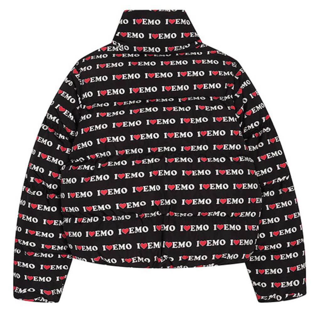 VILZSTUDIOS I Love Emo Puffer Jacket for streetwear fashion