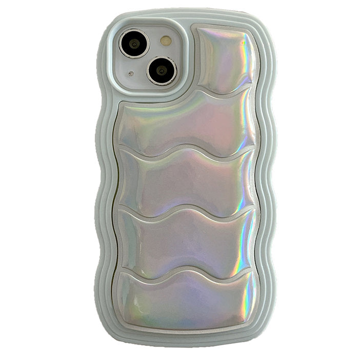 VILZSTUDIOS Stylish puffer wave iPhone case for protection