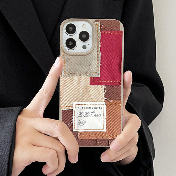 VILZSTUDIOS Stylish iPhone case with a quilted design