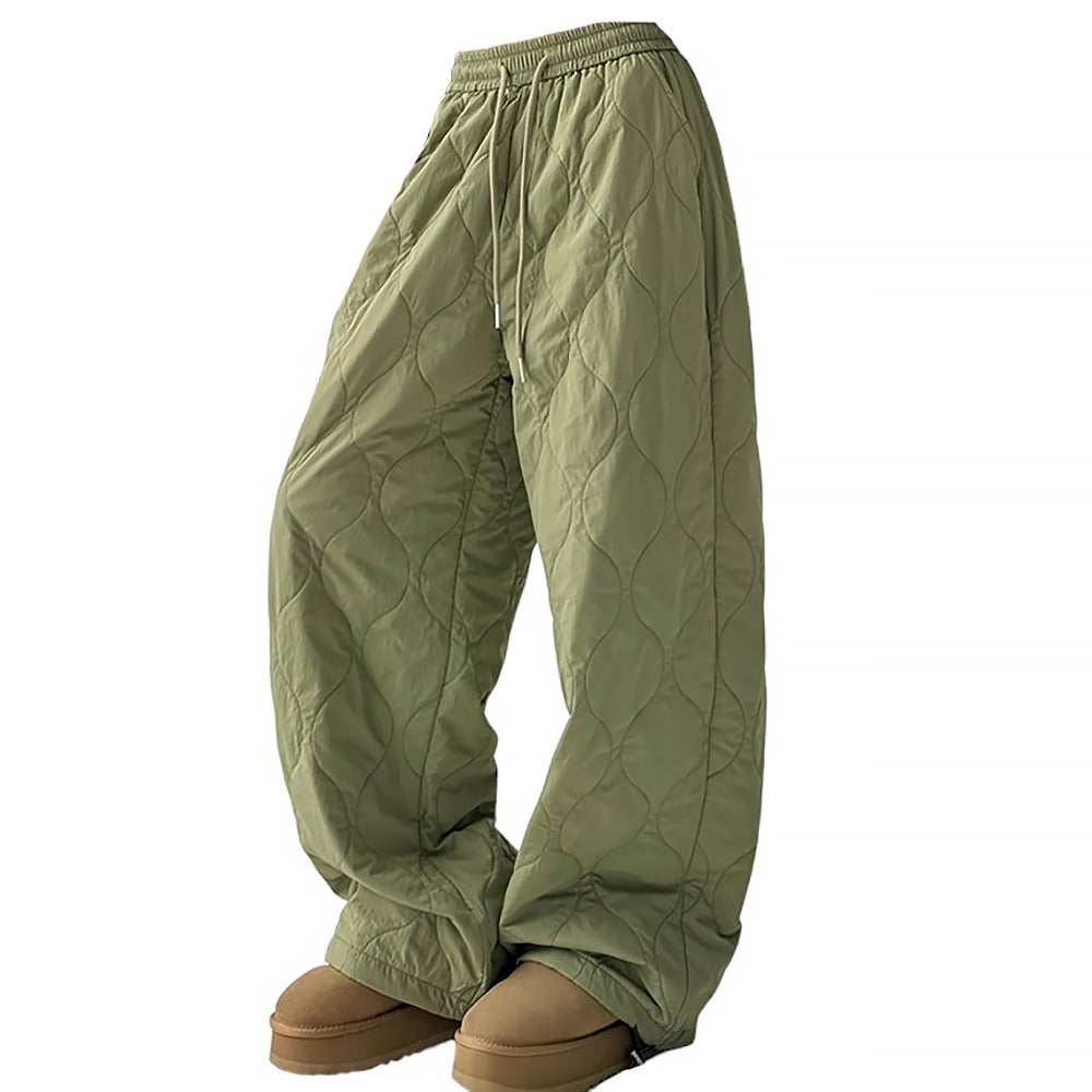 VILZSTUDIOS Quilted wide-leg pants for winter fashion