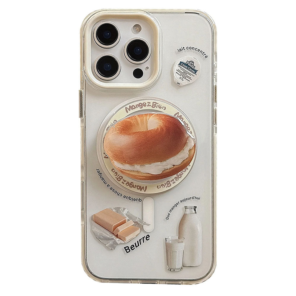 VILZSTUDIOS Bagel aesthetic phone case