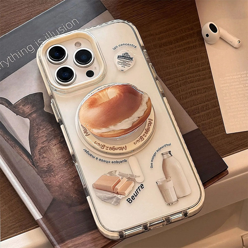 VILZSTUDIOS Bagel aesthetic phone case