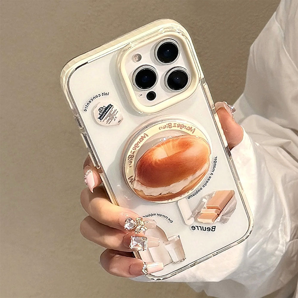 VILZSTUDIOS Bagel aesthetic phone case