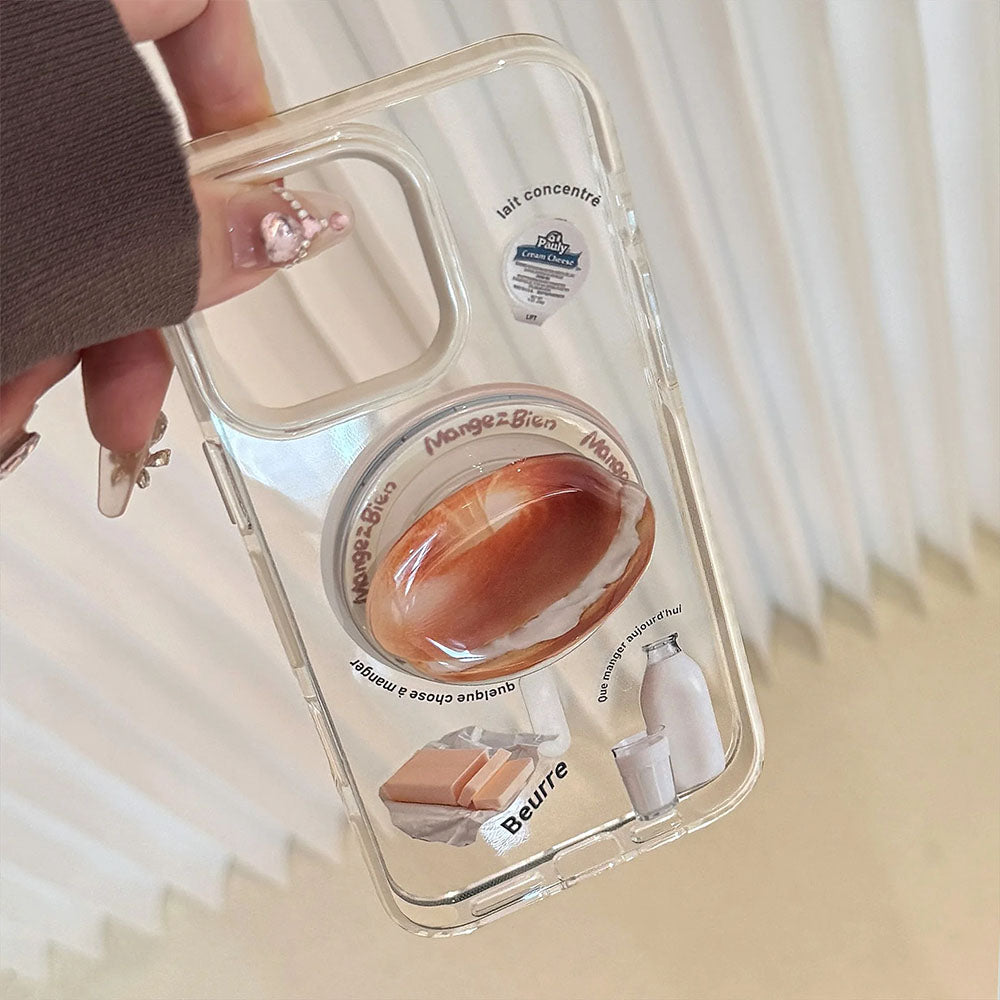 VILZSTUDIOS Bagel aesthetic phone case