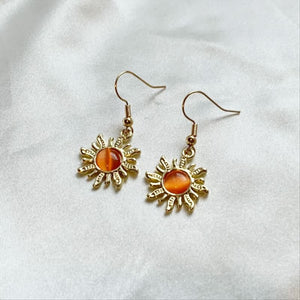 VILZSTUDIOS Stylish sun earrings for a fashionable look
