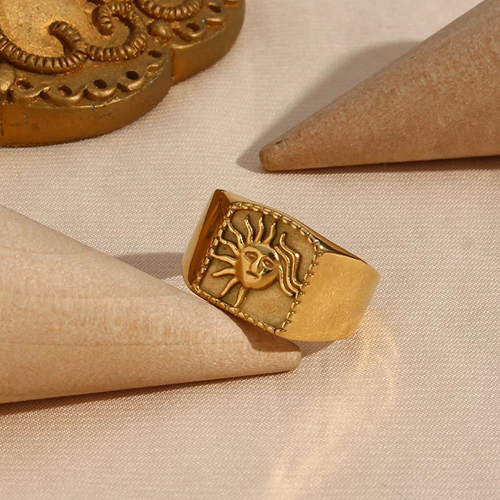 VILZSTUDIOS Elegant gold ring for stylish accessories