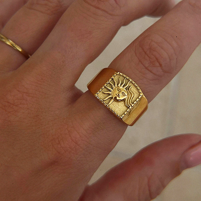 VILZSTUDIOS Elegant gold ring for stylish accessories