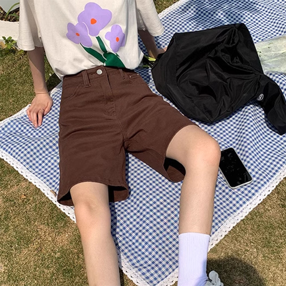 VILZSTUDIOS Stylish high-rise shorts for casual wear