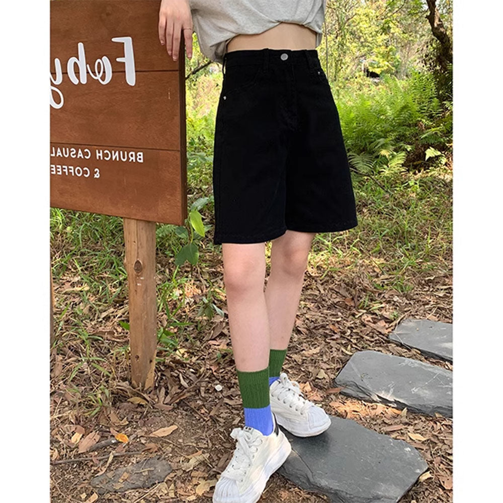 VILZSTUDIOS Stylish high-rise shorts for casual wear